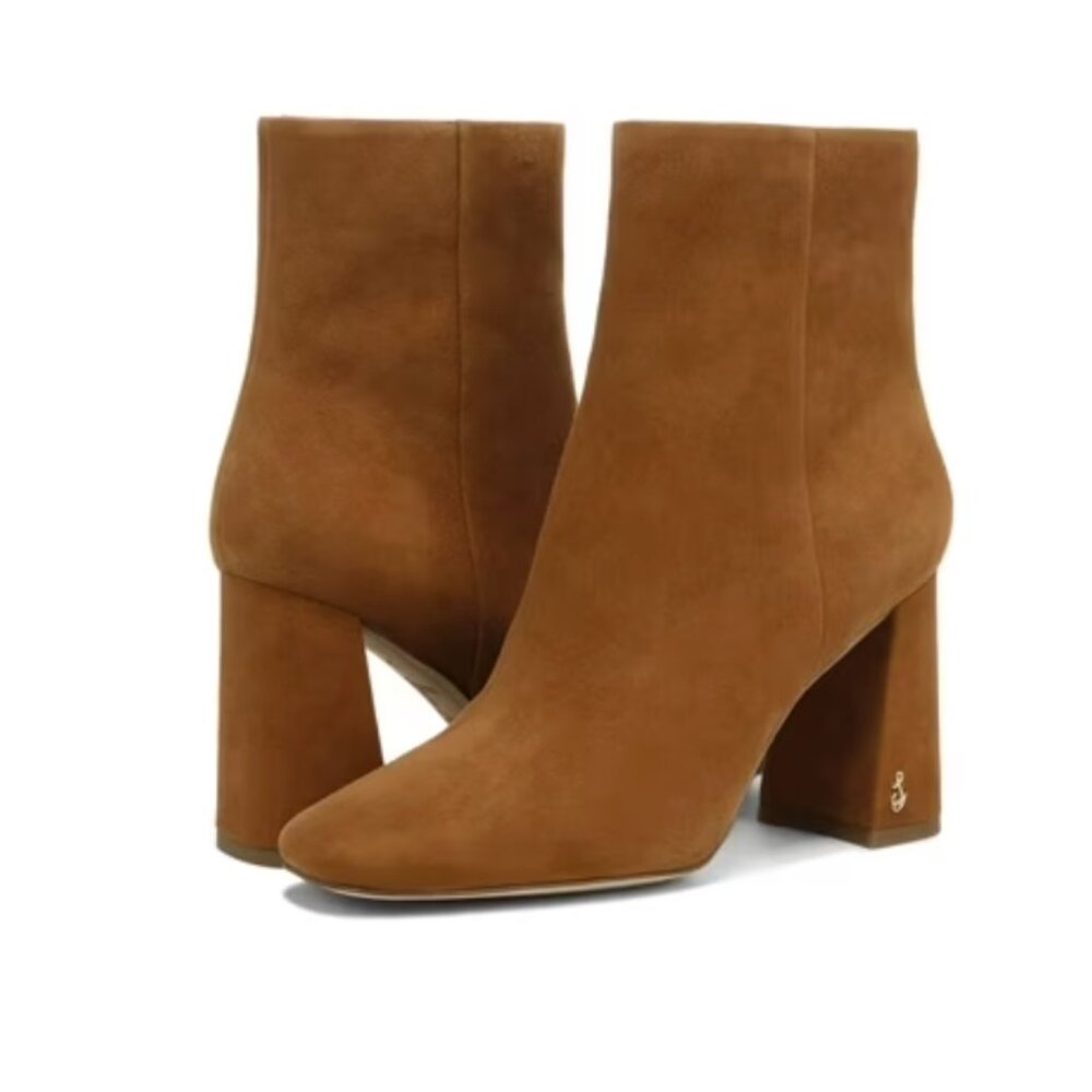Sam Edelman - Codie Suede Ankle Boot - Frontier Brown - Sz 10W - NWT